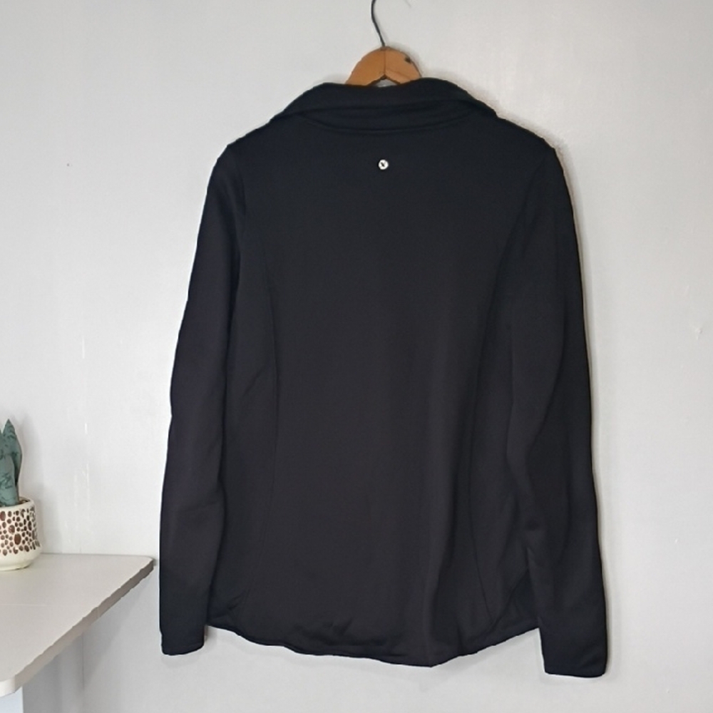 Xersion Black Zip-Front Athletic Jacket Women’s Small • Lightweight Workout - Picture 8 of 9
